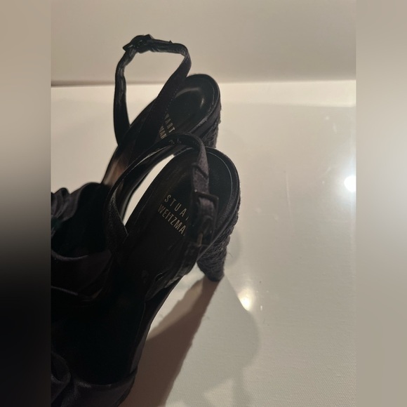 Stuart Weitzman Sandals Espadrille Style High Cone Heel Platform Sz EU36/6 - Picture 8 of 15